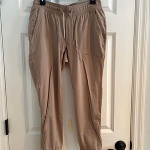 BURLEBO Men's Beige Jogger Pants
